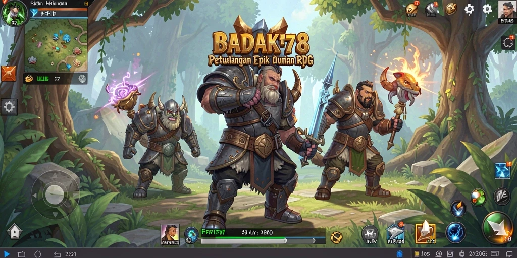 Tampilan Epic dari Gameplay RPG BADAK178 yang menakjubkan.