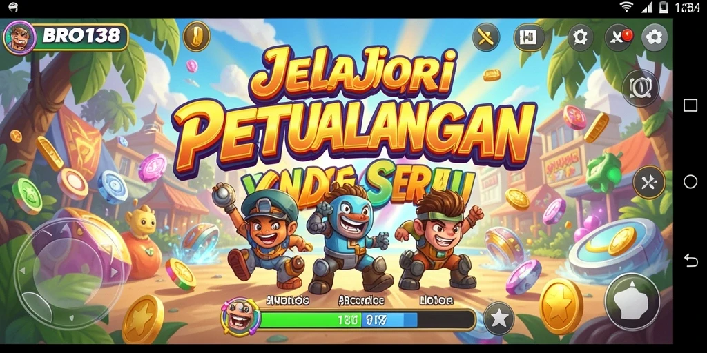 Tampilan gameplay BRO138 yang dinamis dan penuh aksi.