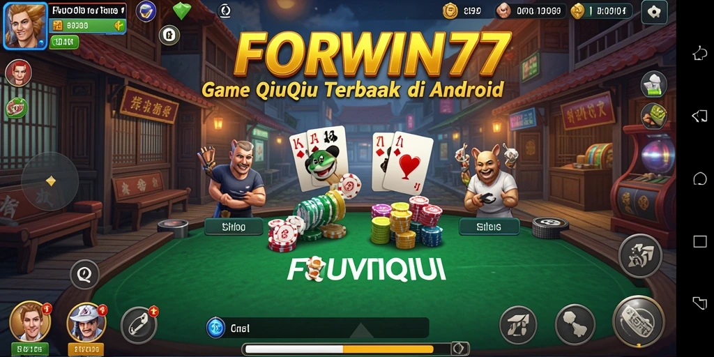 Gameplay seru QiuQiu di FORWIN77 dengan teman-teman.