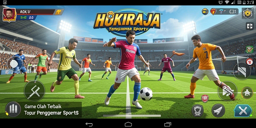 Menampilkan gameplay seru HOKIRAJA dalam olahraga yang beragam.