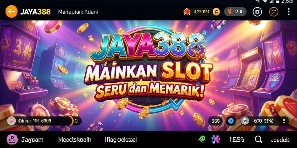 Screenshot JAYA388 menunjukkan gameplay Slot yang menarik dan penuh warna.