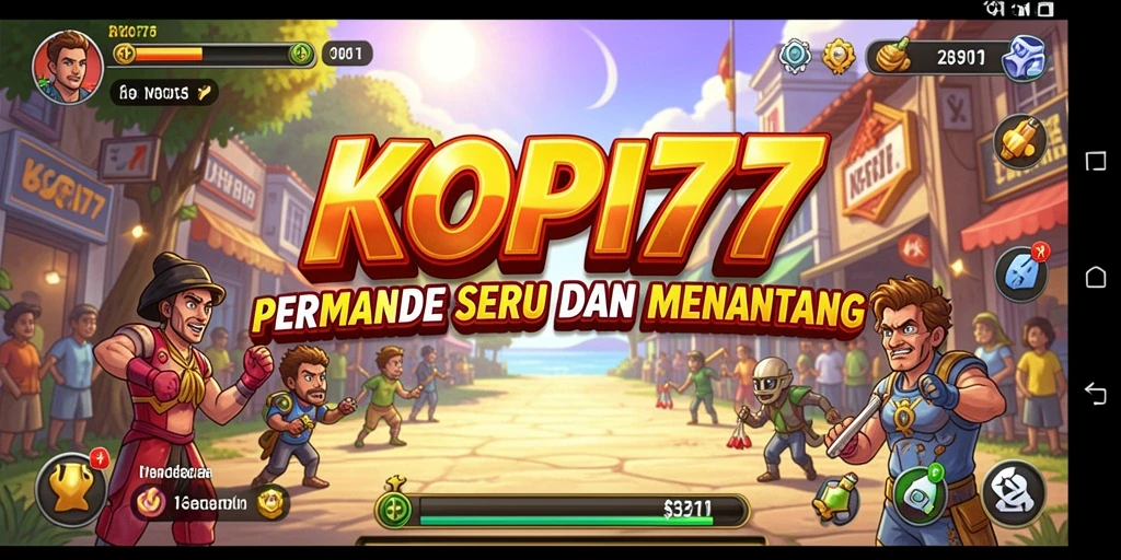 Tampilan gameplay seru dari KOPI77 yang menantang.