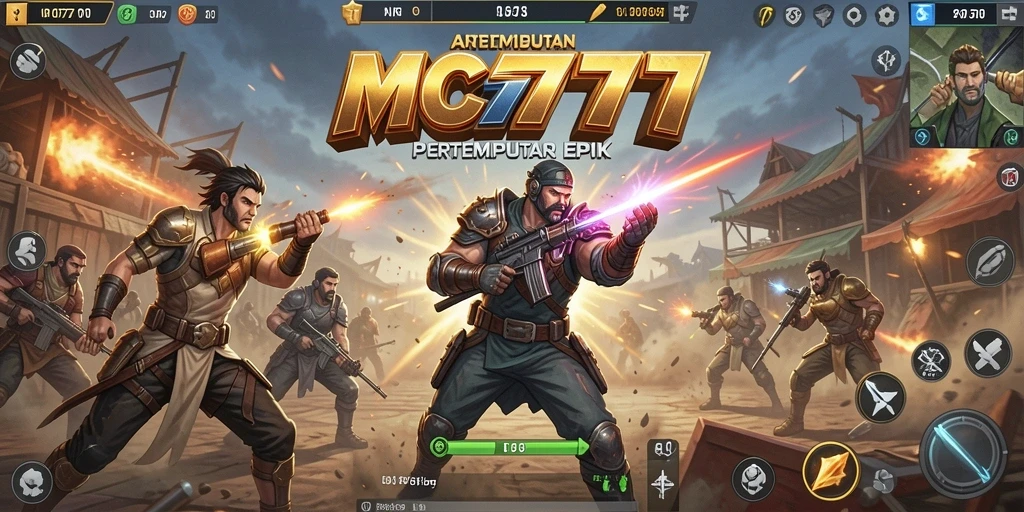 Tangkapan layar dari pertempuran seru dalam MC777.