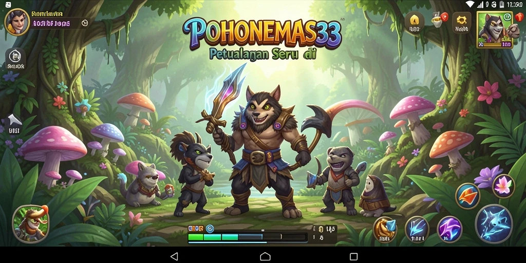 Screenshot POHONEMAS33 menampilkan momen seru dalam petualangan.