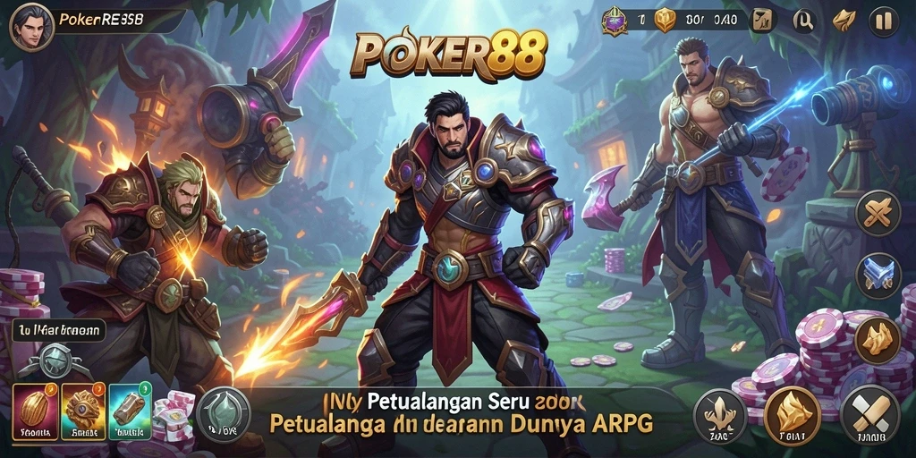 Tangkapan layar menampilkan aksi seru dalam game ARPG.
