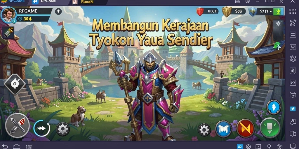 Tampilan gameplay RPGAME yang menarik dan penuh strategi.