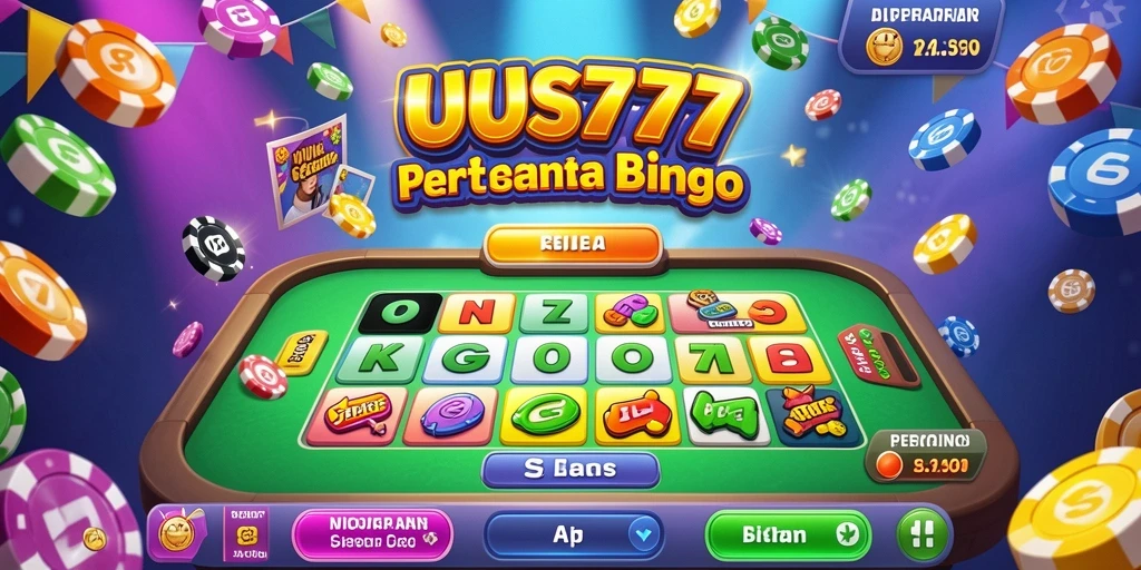 Tampilan gameplay UUS777 dengan kartu Bingo yang menarik.
