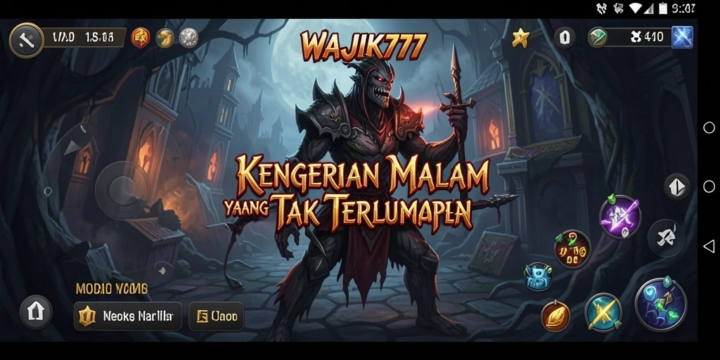 Pengalaman gameplay mengerikan di WAJIK777 menunggu Anda.