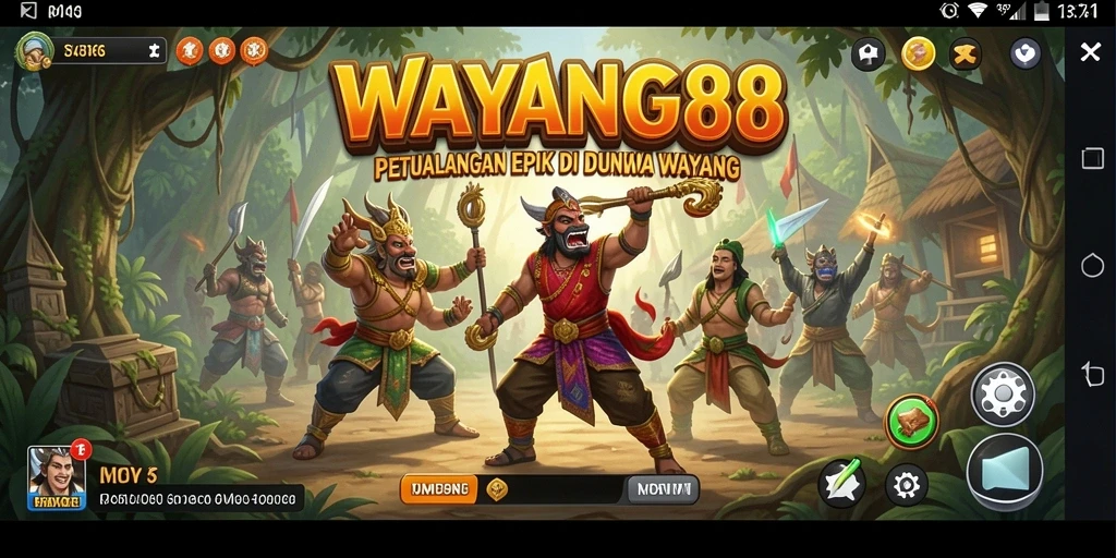 Gameplay WAYANG88 menampilkan karakter wayang dalam petualangan mendebarkan.